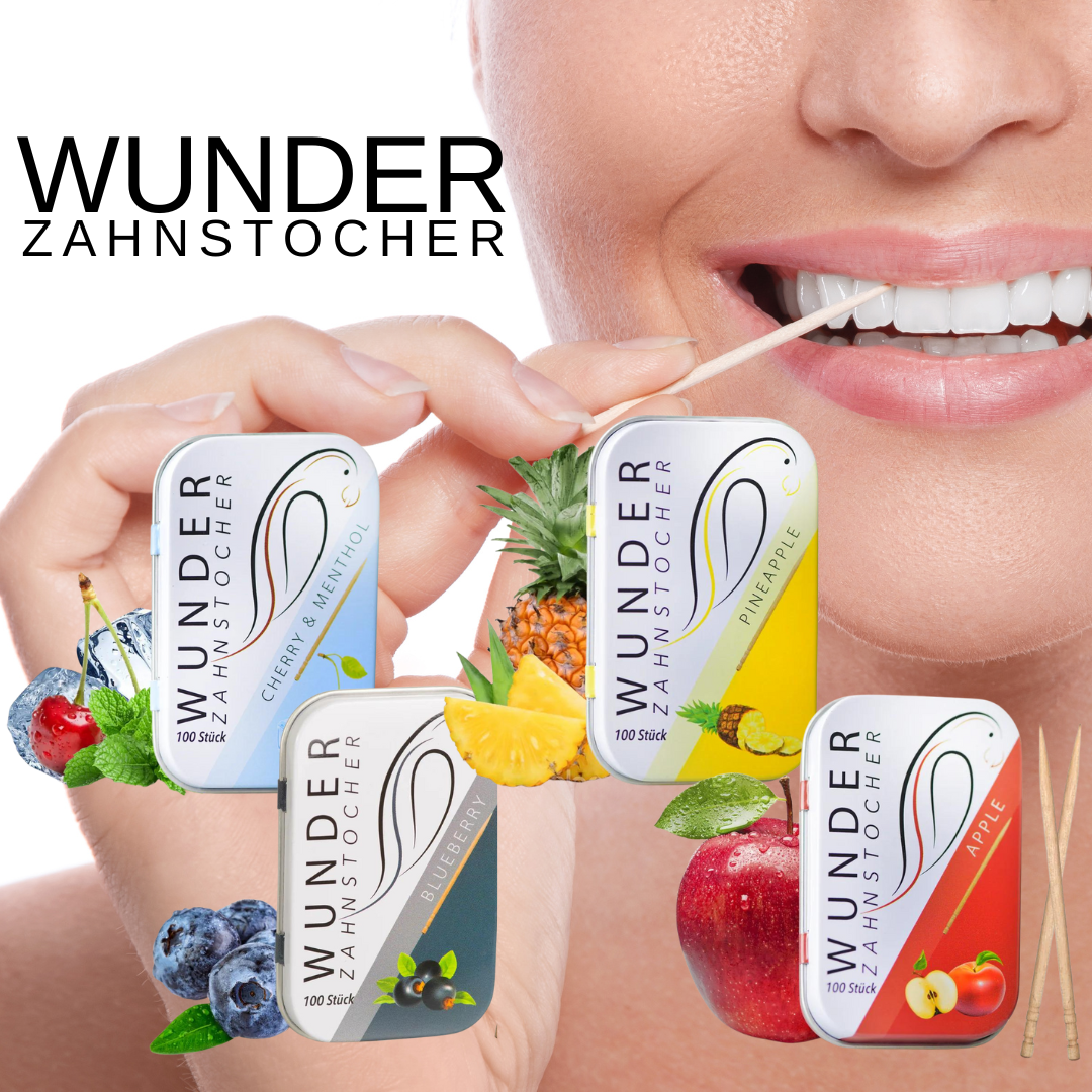 Wunder Zahnstocher mit Geschmack: Der neue Trend für gesunde Zähne!