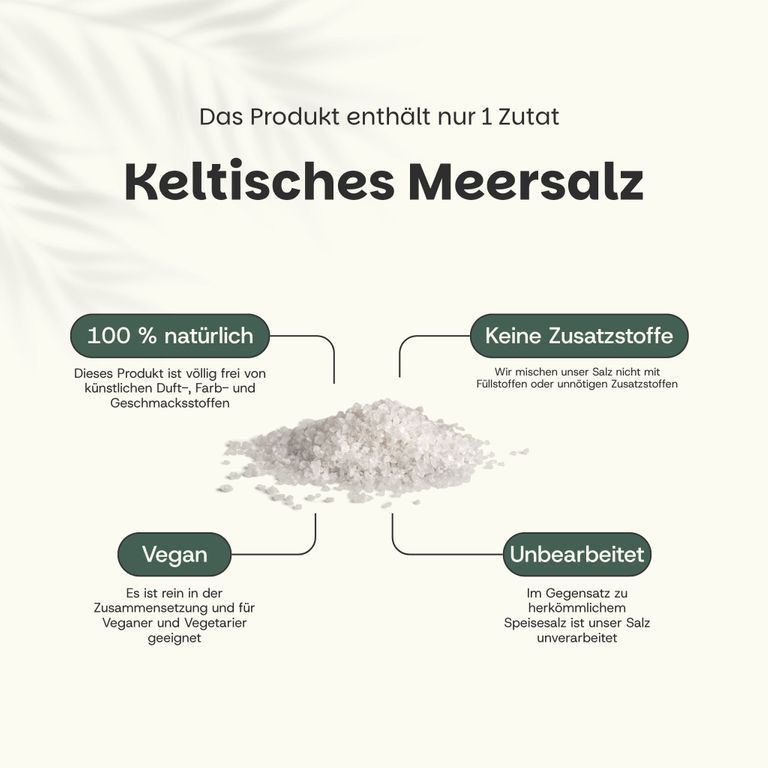 Cupplement Keltisches Meersalz – grob & naturbelassen