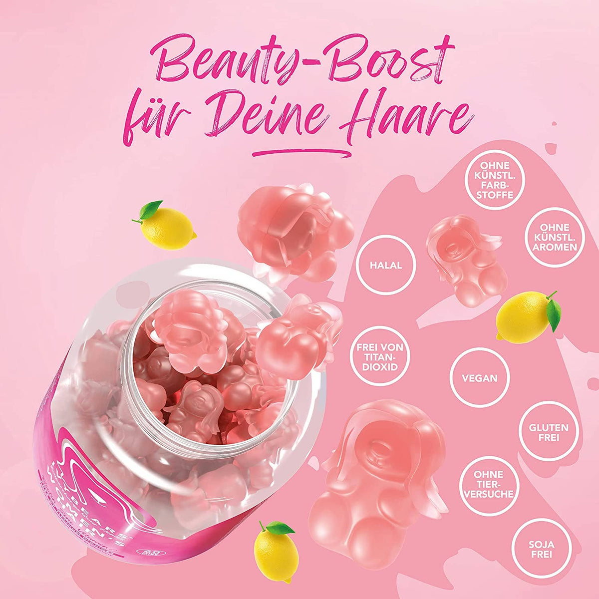 IvyBears | Women´s Hair Vitamins - Multi-Vitamin-Komplex für Haar, Haut & Nägel