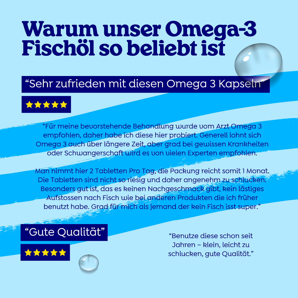 Arctic Blue | Omega 3 DHA- und EPA-Fischöl - MSC (60 kleine Kapseln) – Bild 7