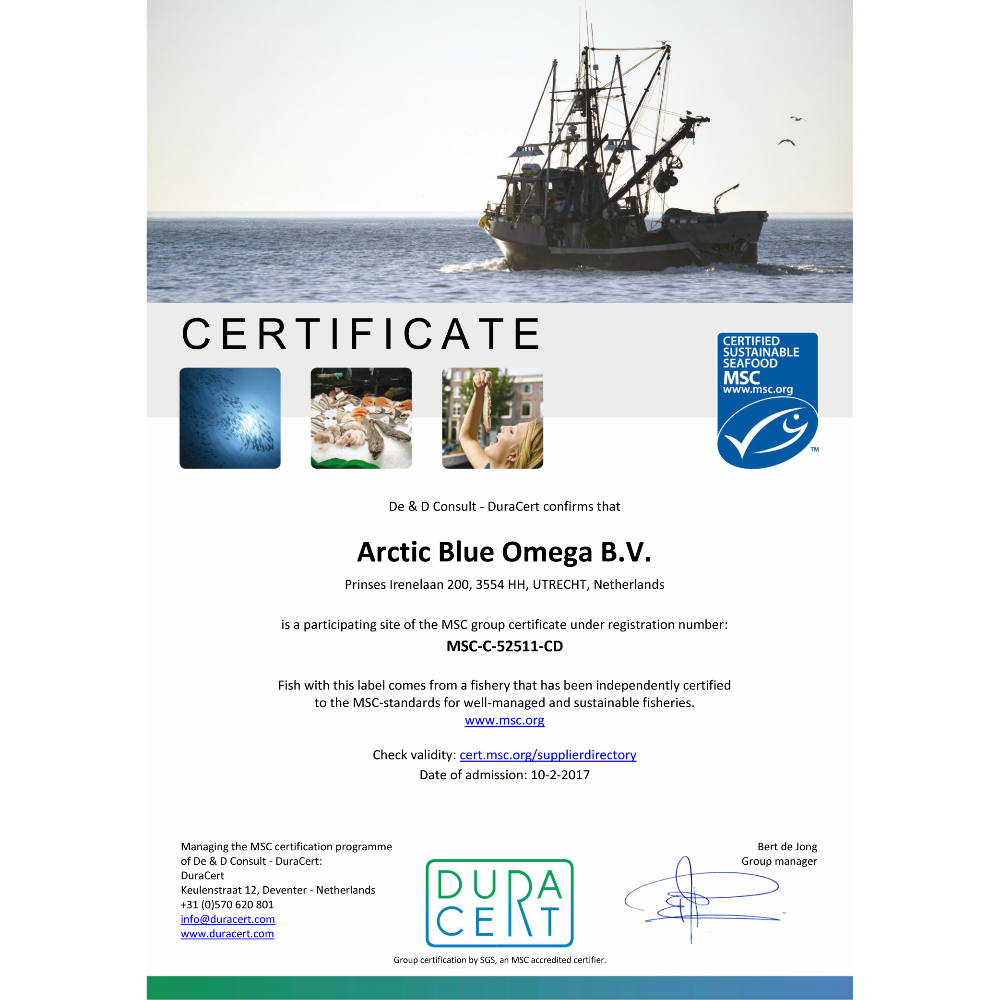 Arctic Blue | Natürliches Fischkollagenpulver - MSC (150 g)