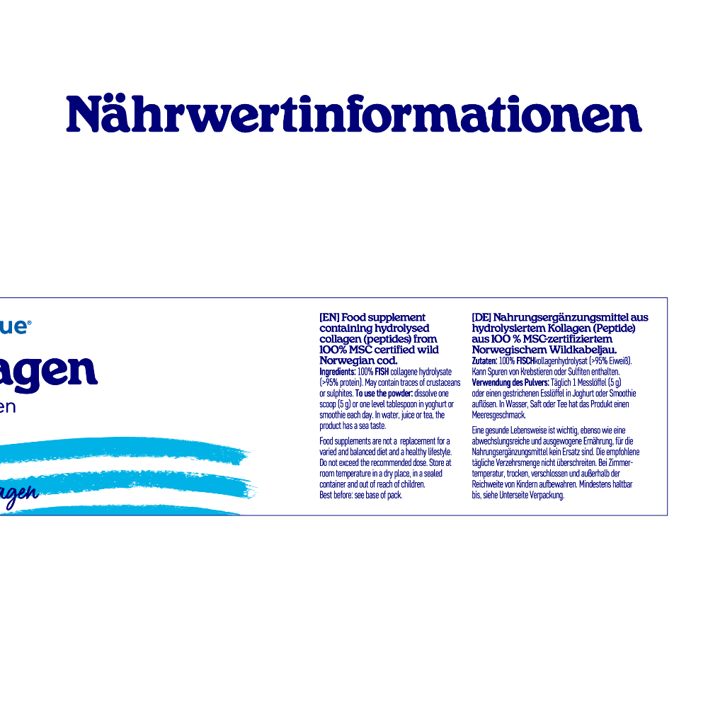 Arctic Blue Natürliches Fischkollagenpulver · MSC (150 g) – Bild 6