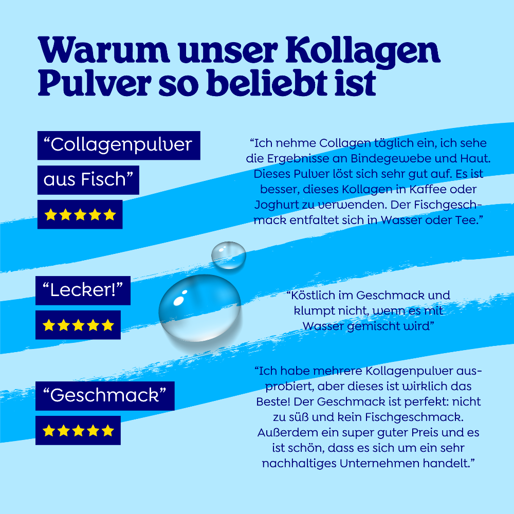 Arctic Blue | Natürliches Fischkollagenpulver - MSC (150 g)