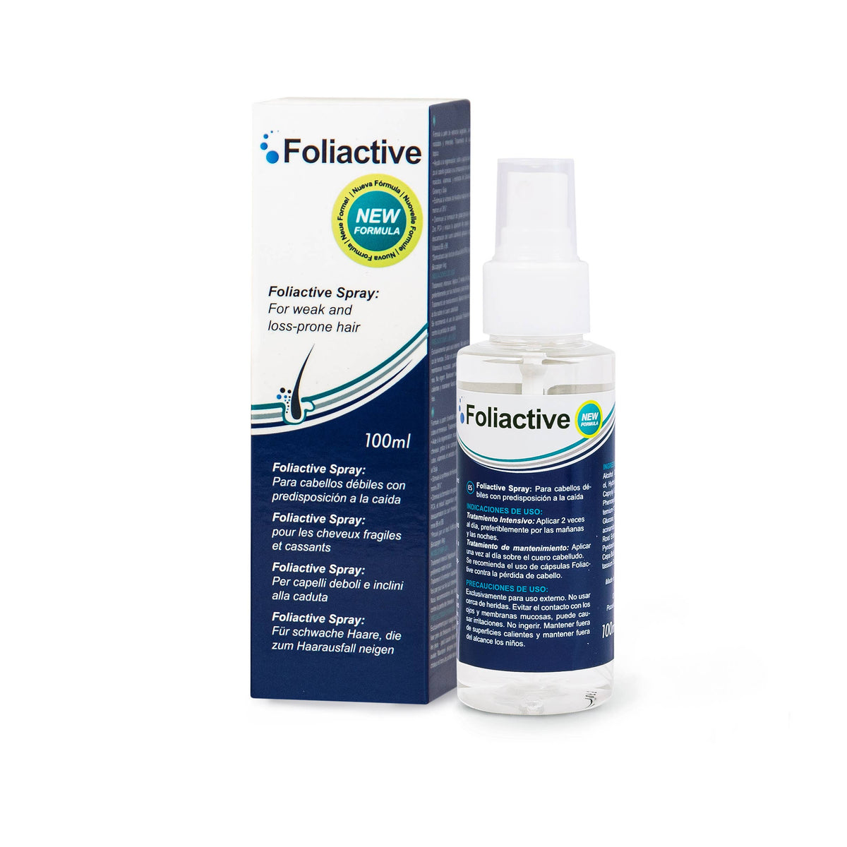 500Cosmetics Foliactive Spray · Lotion gegen Haarausfall – Bild 2