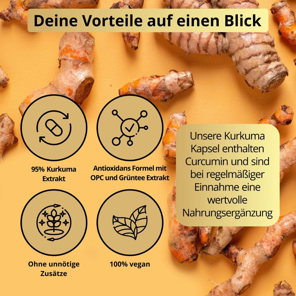 Naurum 3 in 1 Kurkuma Komplex · 90 Kapseln – Bild 2