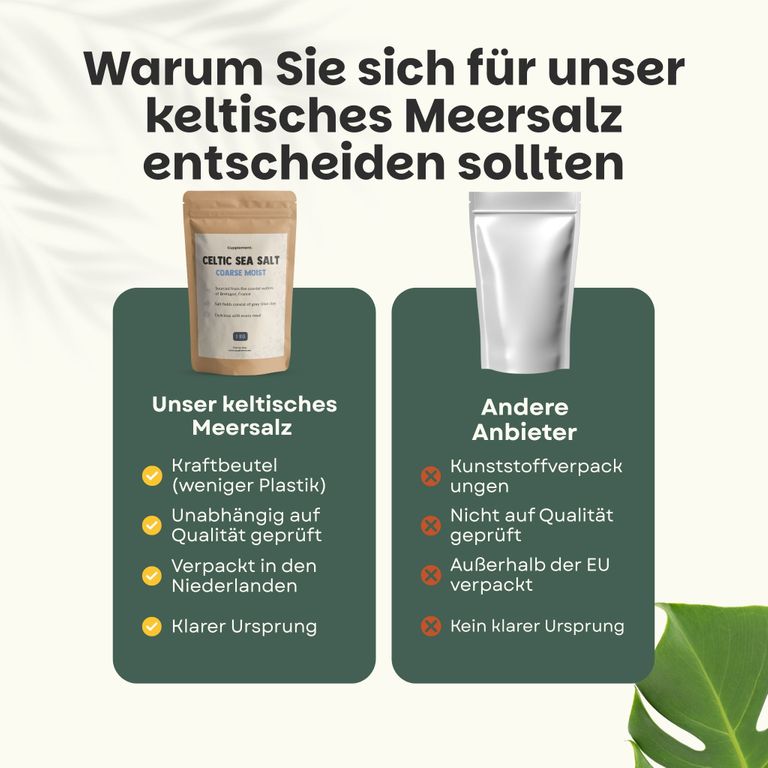 Cupplement Keltisches Meersalz – grob & naturbelassen