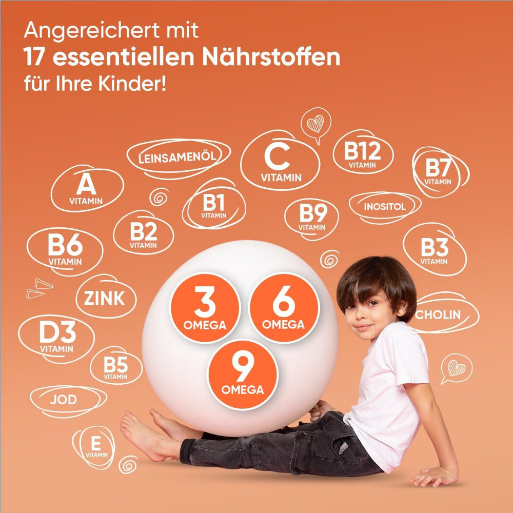 maxmedix Omega 3, 6, 9 + Multivitamin Gummies für Kinder · 120 Stück – Bild 3