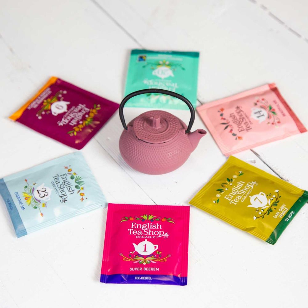 English Tea Shop | Adventskalender "Elfen-Dorf" - Rot - 24 einzeln verpackte BIO-Tees