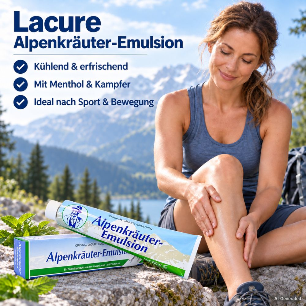 Lacure Alpenkräuter-Emulsion - 200 ml