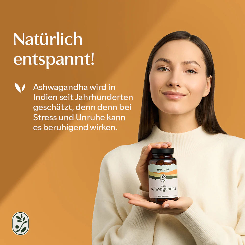 Nedura BIO Ashwagandha 200 Kapseln – Bild 2