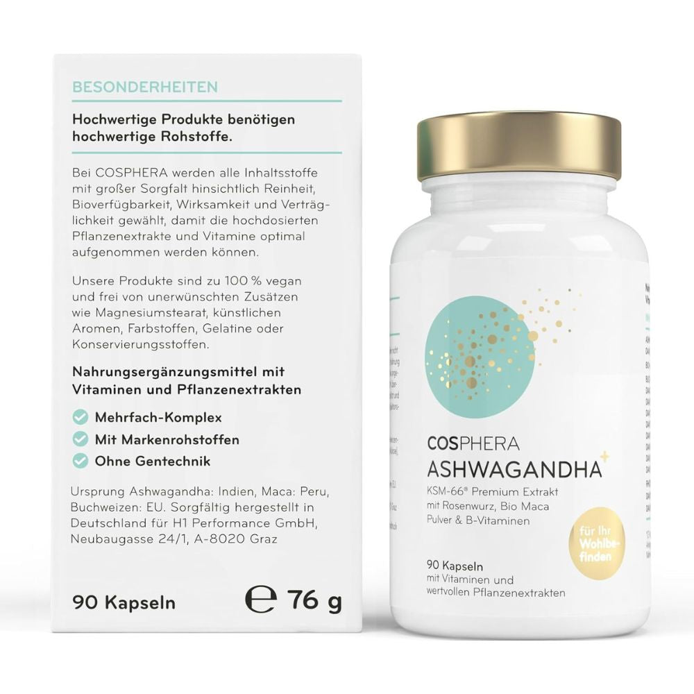 Cosphera Ashwagandha+ Kapseln · 90 Kapseln – Bild 6