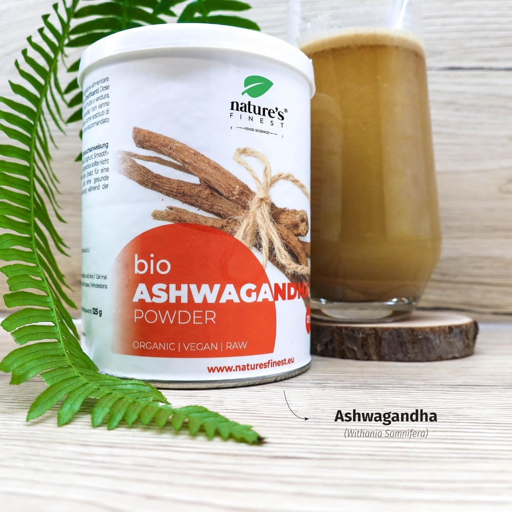 Nature's Finest Ashwagandha-Pulver Bio für Entspannung, Stressschutz & Energie – Bild 4