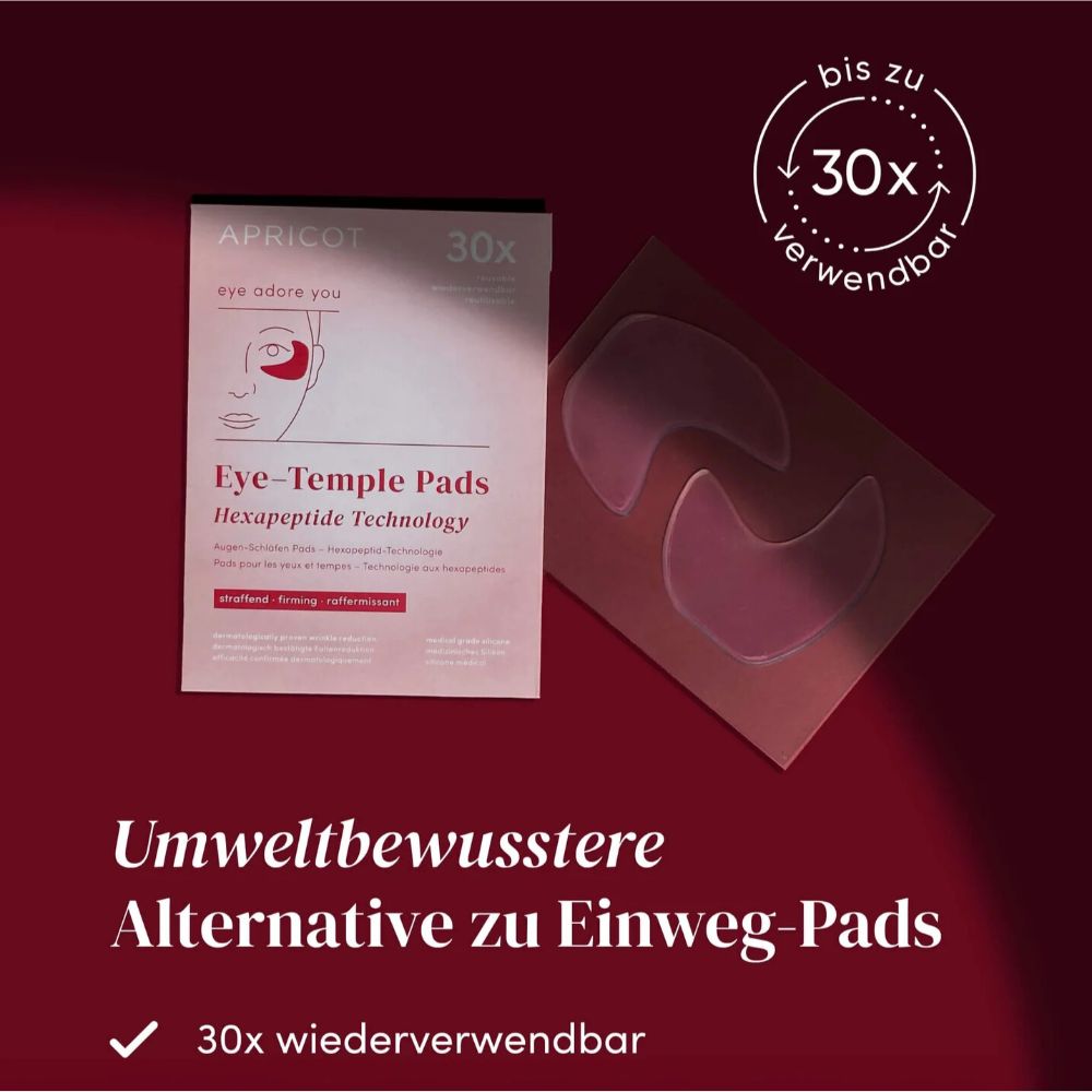 APRICOT Wiederverwendbare Augen-Schläfen Pads mit Hexapeptid · 30 Behandlungen – Bild 6