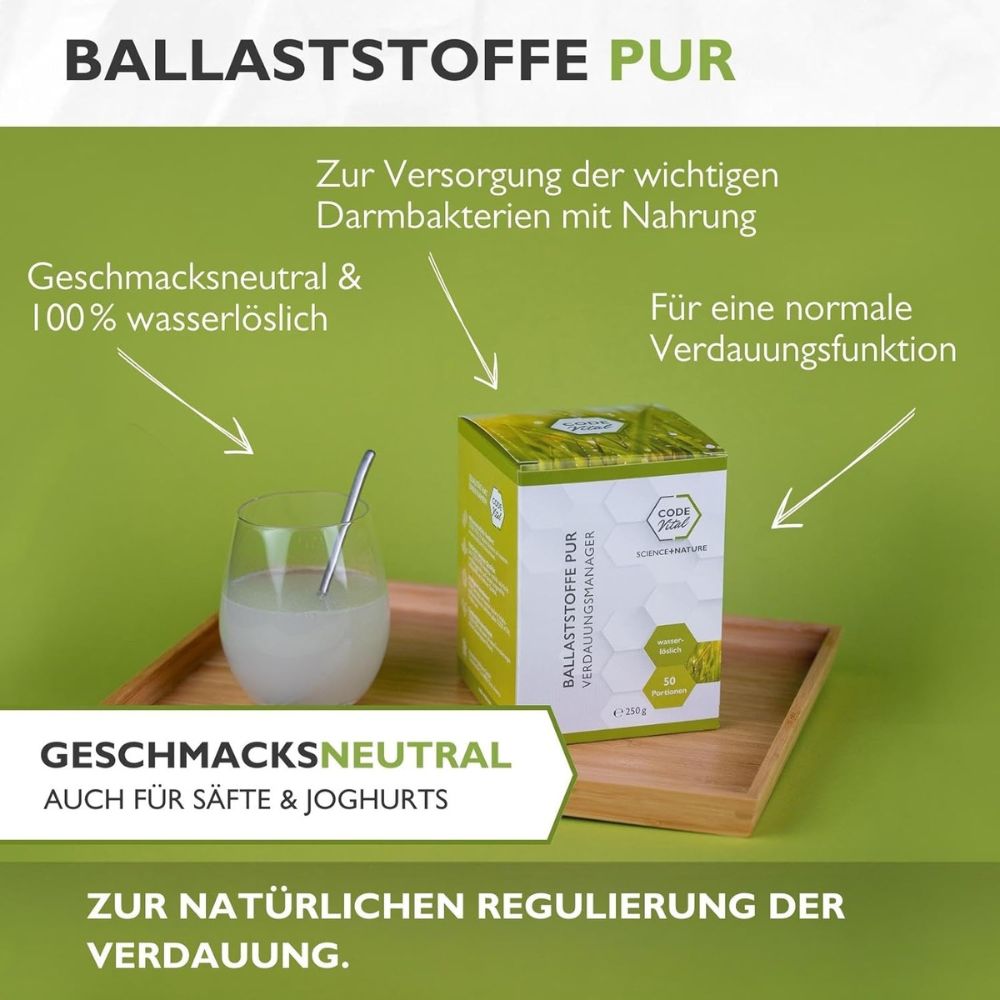 Code Vital Ballaststoffe PUR · Verdauungsmanager – Bild 6