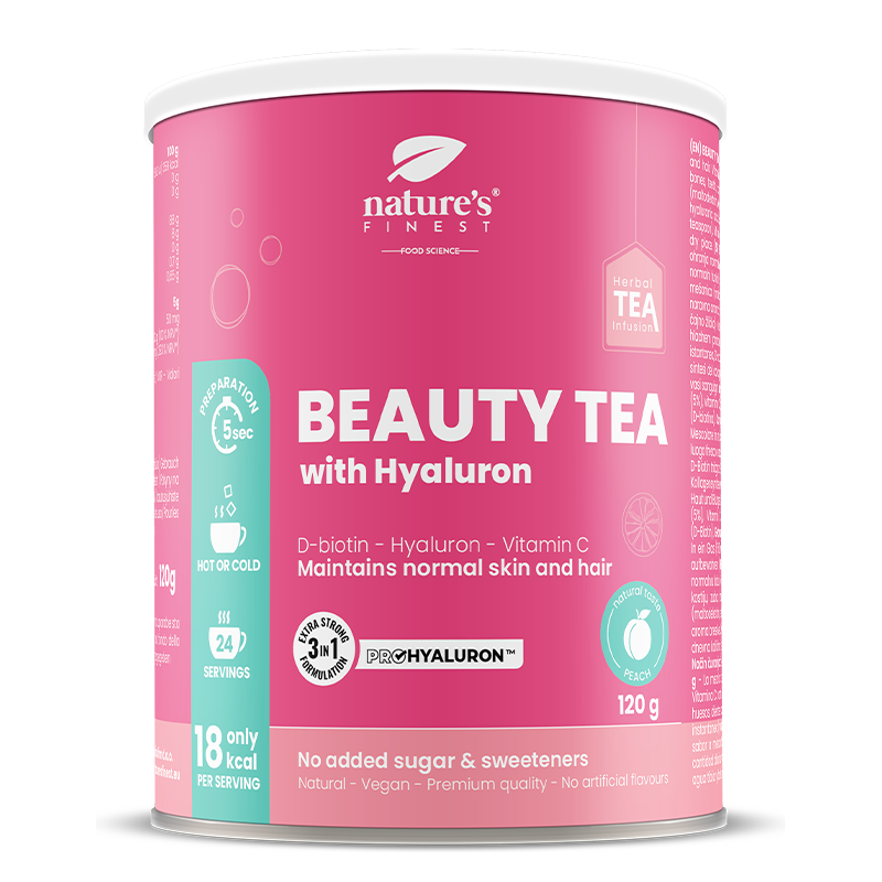 Nature's Finest Beauty Tea mit Hyaluronsäure