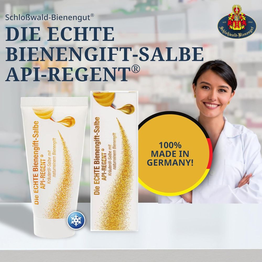 Schloßwald-Bienengut GmbH & Co. KG Schloßwald-Bienengut API-REGENT Bienengift-Salbe 50 ml + Gratis Probe – Bild 5