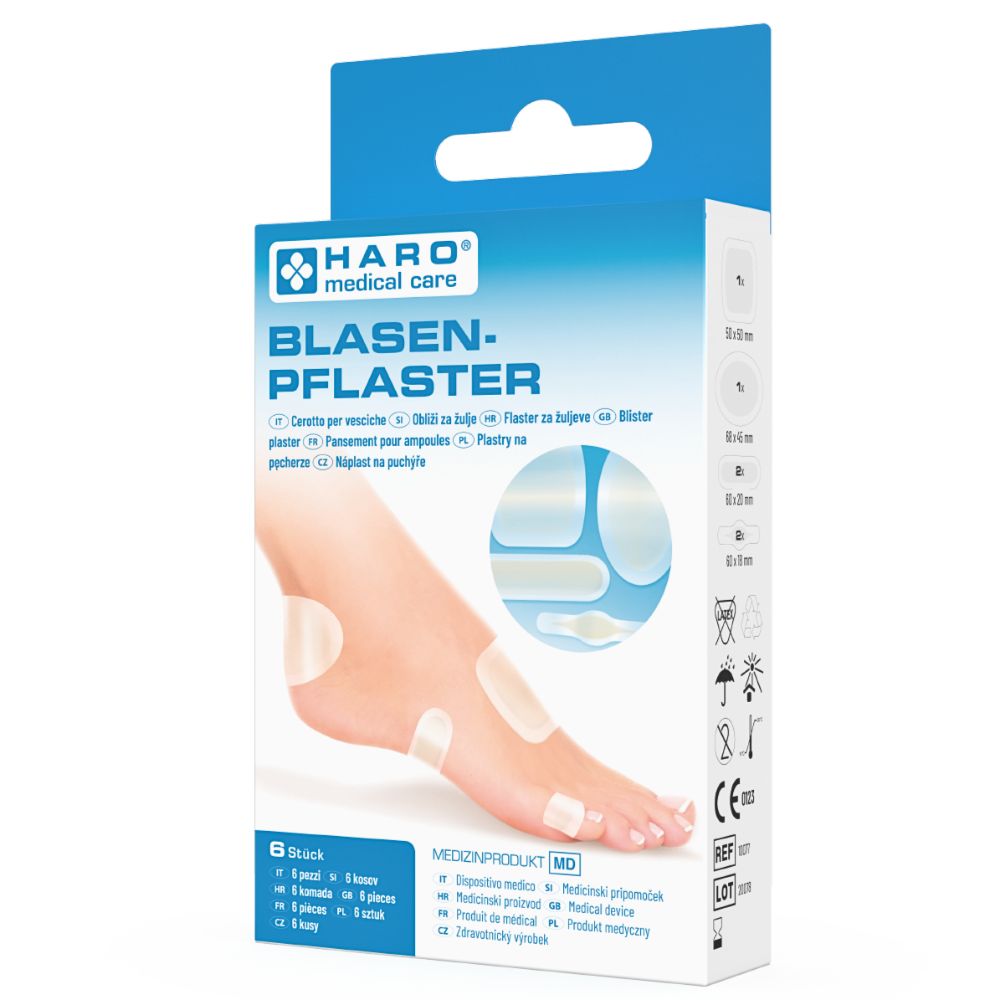 Haro Blasenpflaster · 6 Stück – Bild 2