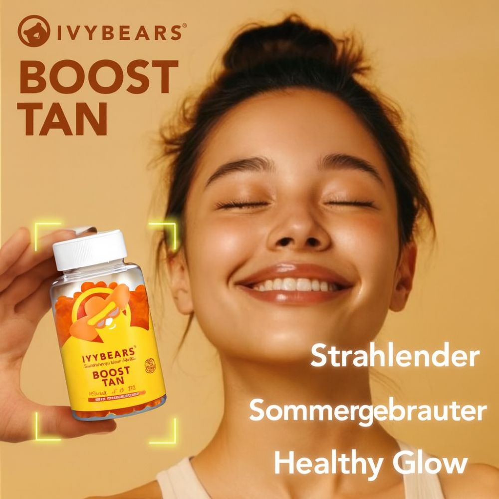 IvyBears Boost Tan · Gummibärchen für eine natürliche Sommerbräune – Bild 4