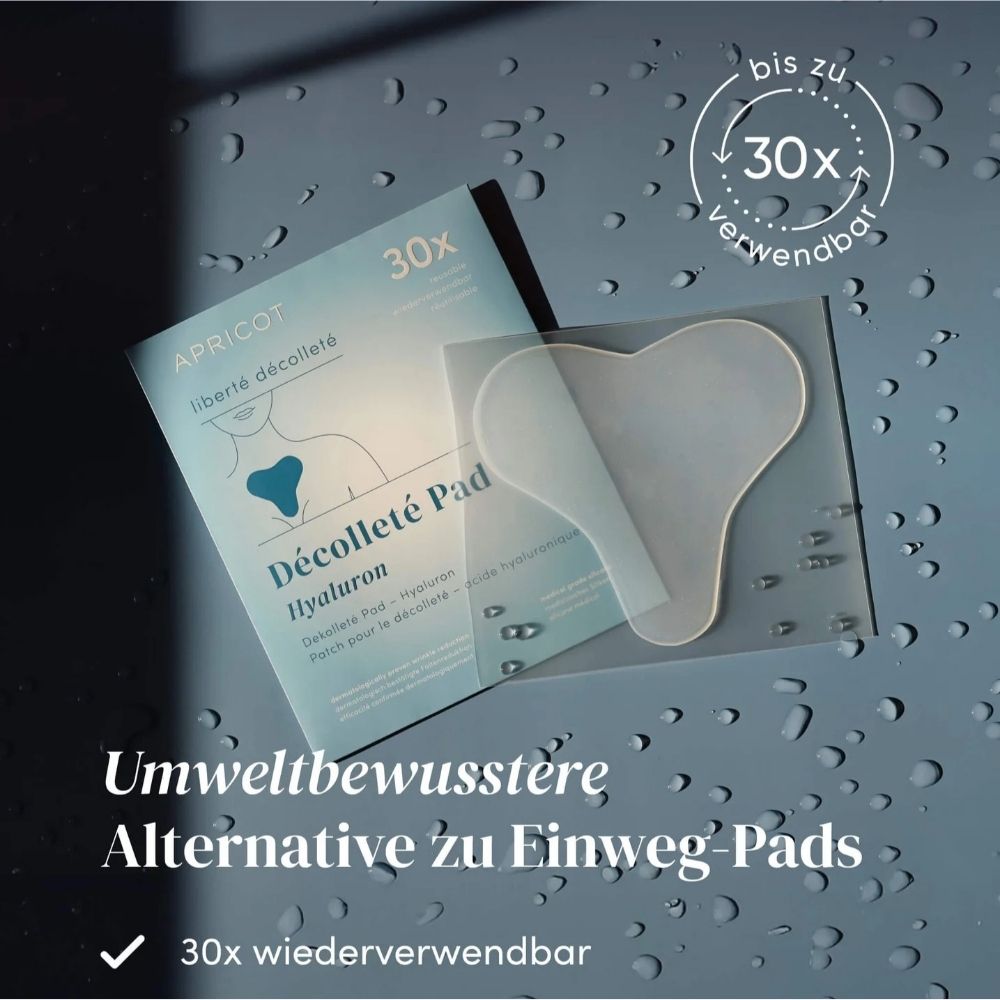 APRICOT | Wiederverwendbares Dekolleté Pad mit Hyaluron