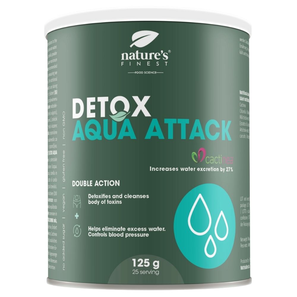Nature's Finest I Detox Aqua Attack für Entwässerung und Abnehmen