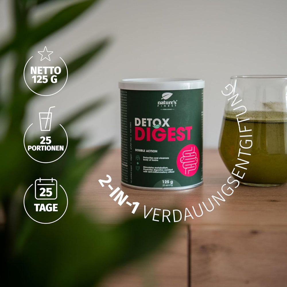 Nature's Finest Detox Digest 2-in-1 Verdauungs-Entgiftungsformel – Bild 5