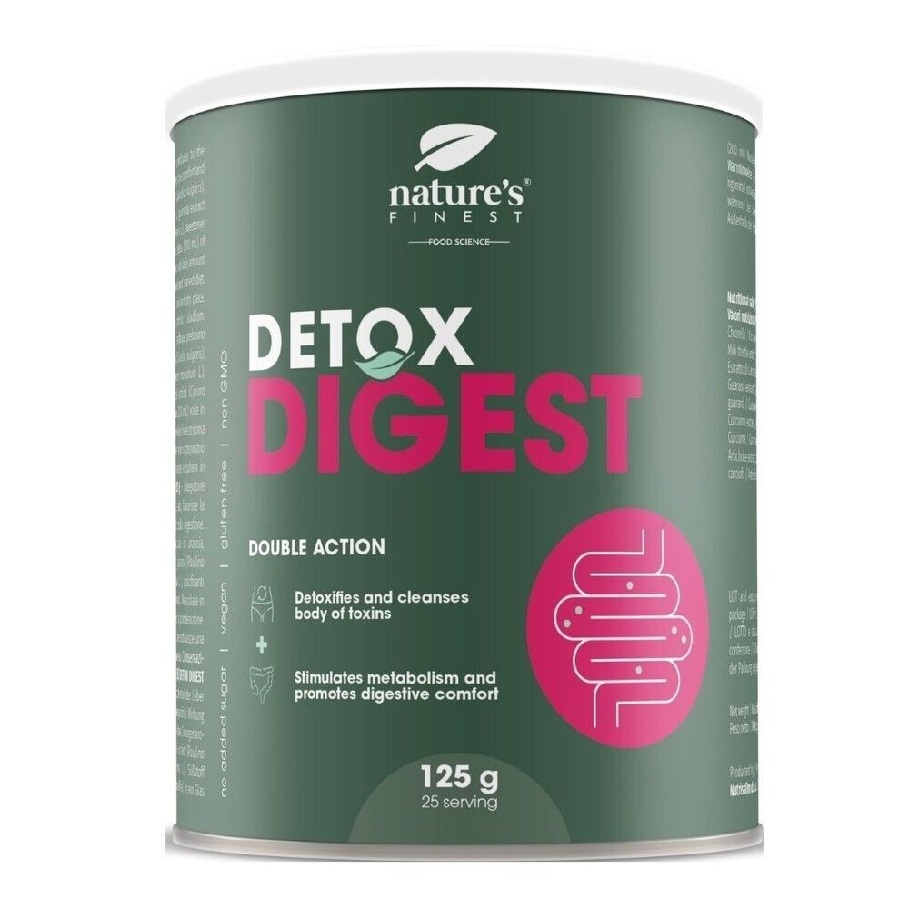 Nature's Finest Detox Digest 2-in-1 Verdauungs-Entgiftungsformel