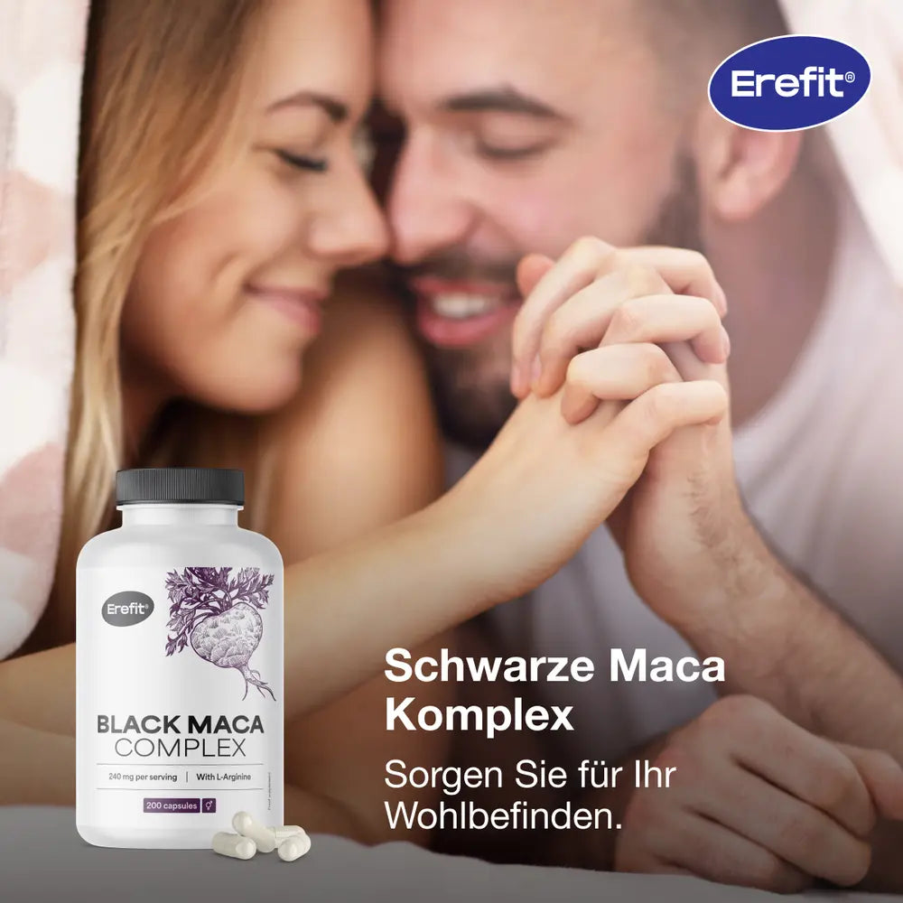 Erefit | Schwarze Maca Komplex - 200 Kapseln