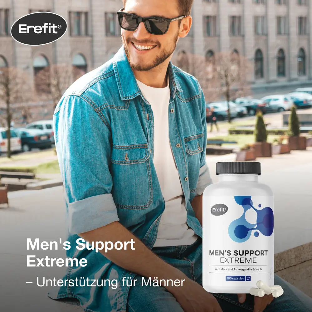 Erefit Men's Support Extreme · Alternative zu Viagra und Kamagra · 180 Kapseln – Bild 2