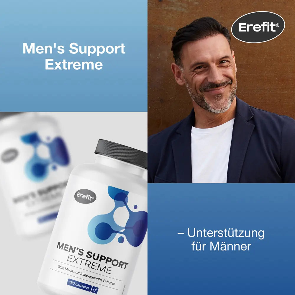 Erefit Men's Support Extreme · Alternative zu Viagra und Kamagra · 180 Kapseln – Bild 3