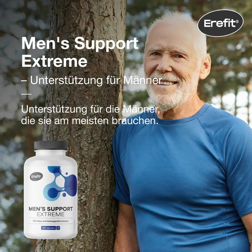 Erefit Men's Support Extreme · Alternative zu Viagra und Kamagra · 180 Kapseln – Bild 5