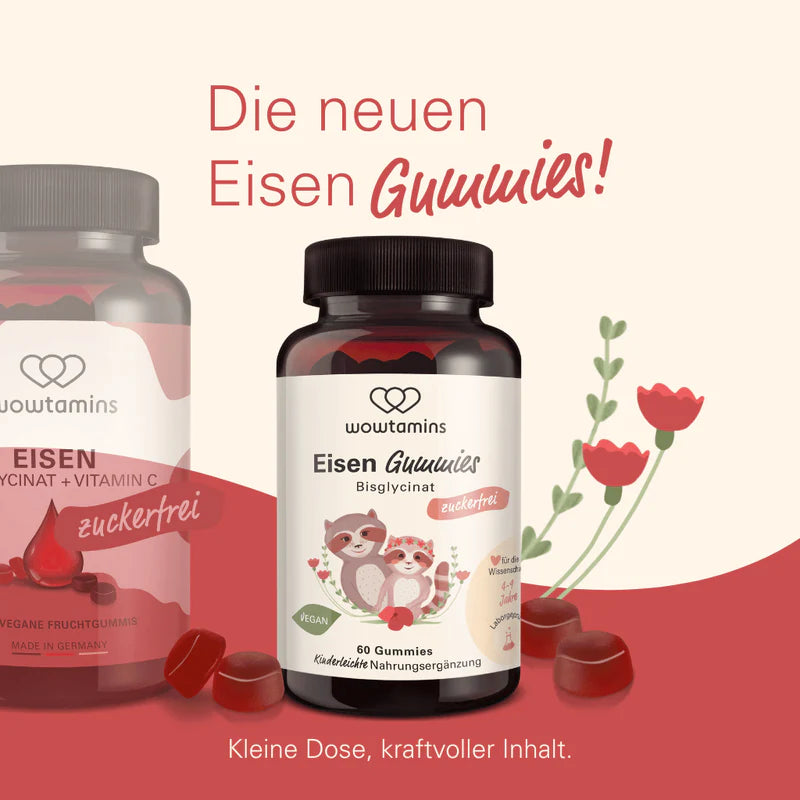 WOWTAMINS Eisen Gummies mit Bisglycinat + Vitamin C – Bild 2