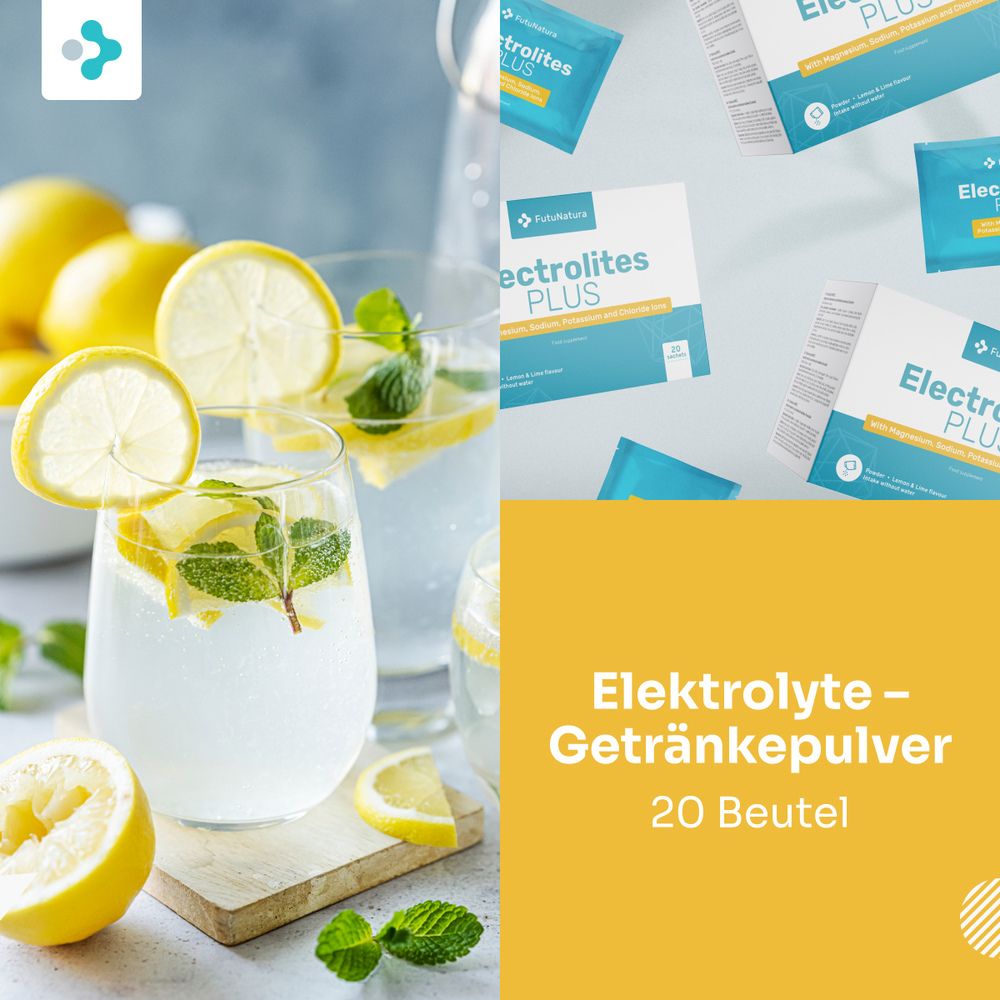 FutuNatura Elektrolyte Plus für Unterstützung der Hydratation · 20 Beutel – Bild 4
