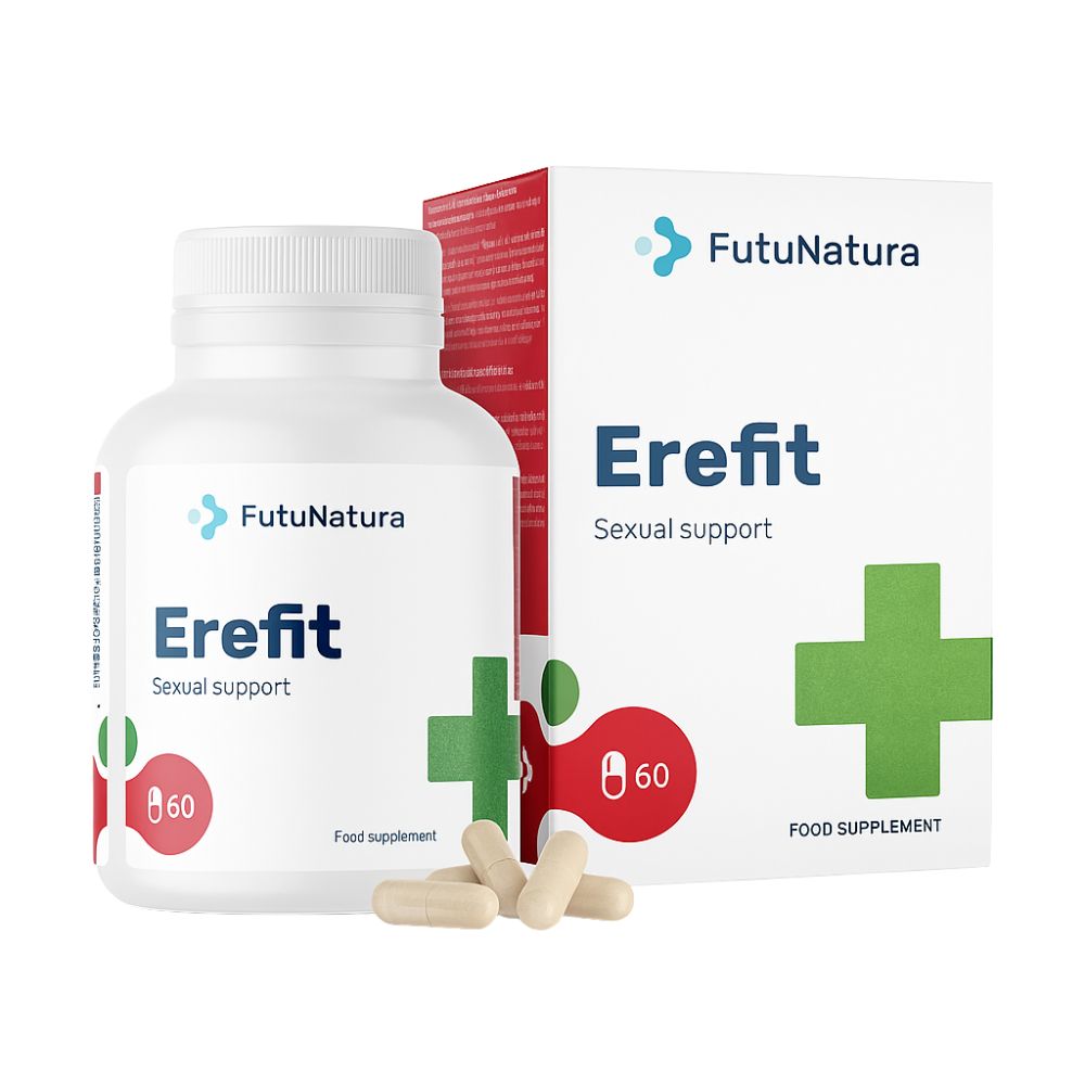FutuNatura Erefit Sexual Support für Libido und Erektion · 60 Kapseln