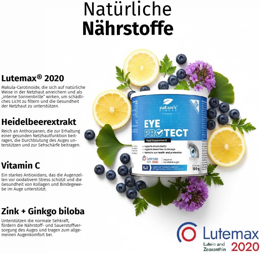 Nature's Finest | Eye PROtect 5-in-1-Formel für Augengesundheit