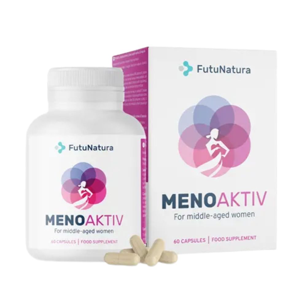 FutuNatura | MenoAktiv zur Kontrolle von Wechseljahrsymptomen - 60 Kapseln