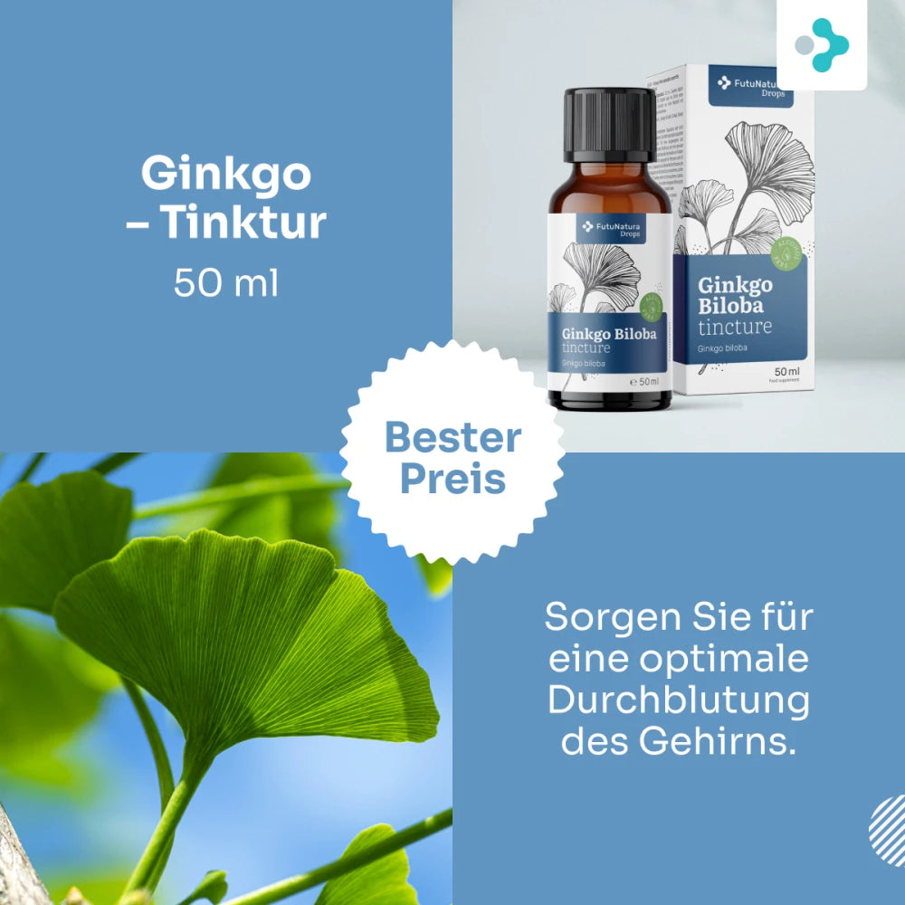 FutuNatura | Ginkgo – Tinktur - 50 ml