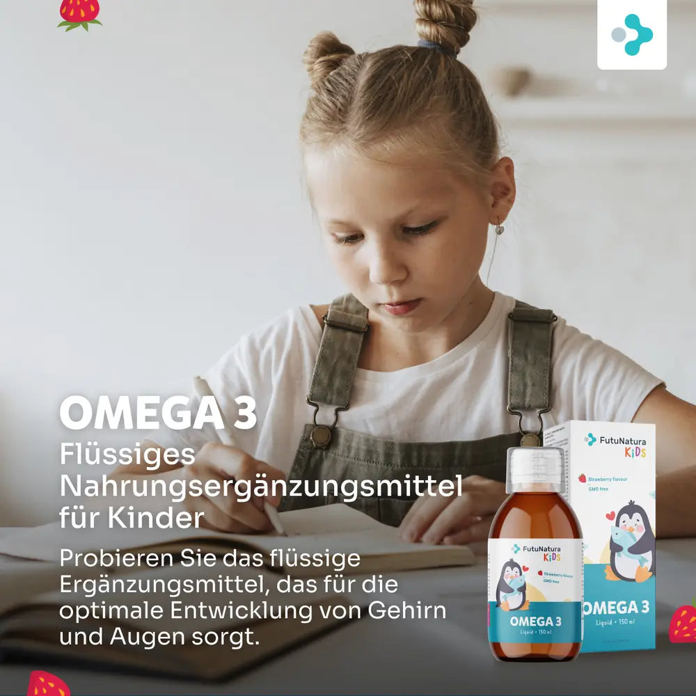 FutuNatura Omega 3 · Flüssige Nahrungsergänzung für Kinder · 150ml / 450ml – Bild 2