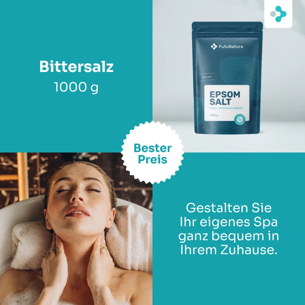 FutuNatura Epsom Salt · Bittersalz · 1000 g – Bild 3