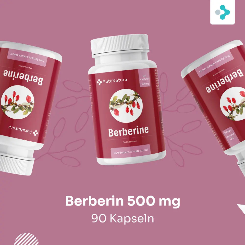 FutuNatura Berberin 500 mg für Blutzuckerkontrolle · 90 Kapseln – Bild 5