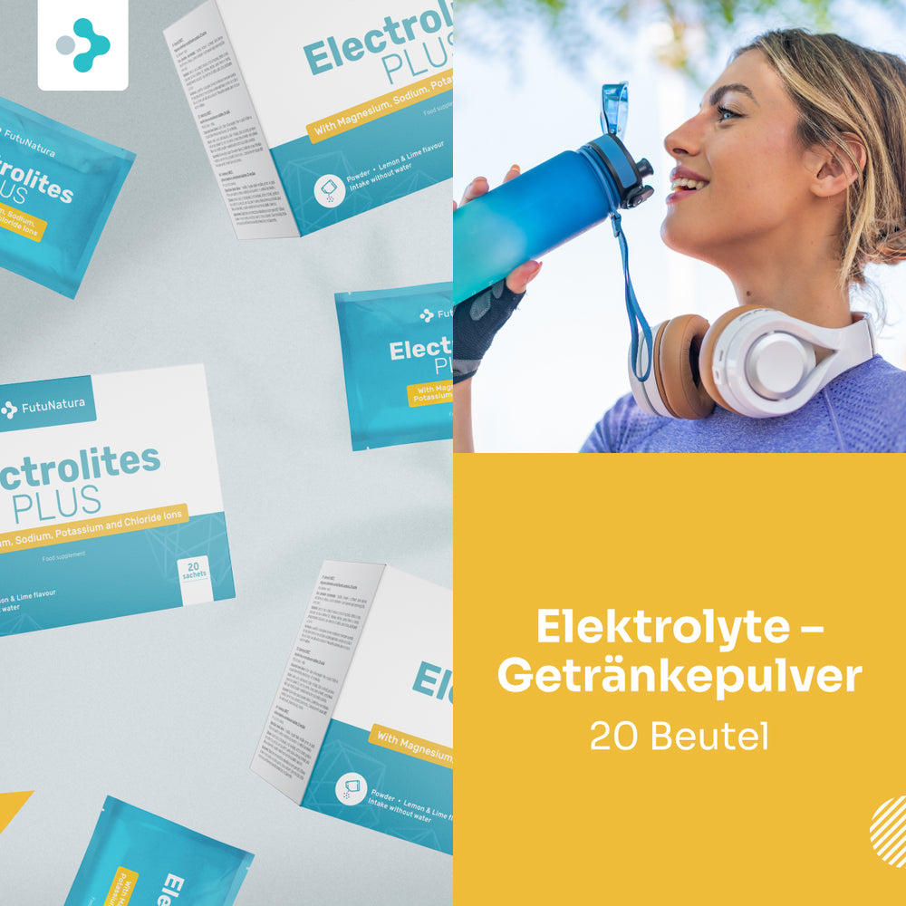 FutuNatura Elektrolyte Plus für Unterstützung der Hydratation · 20 Beutel – Bild 2
