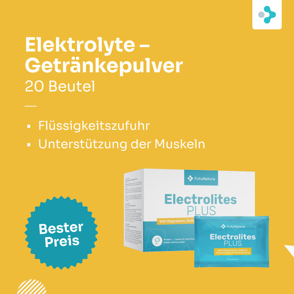 FutuNatura Elektrolyte Plus für Unterstützung der Hydratation · 20 Beutel – Bild 5