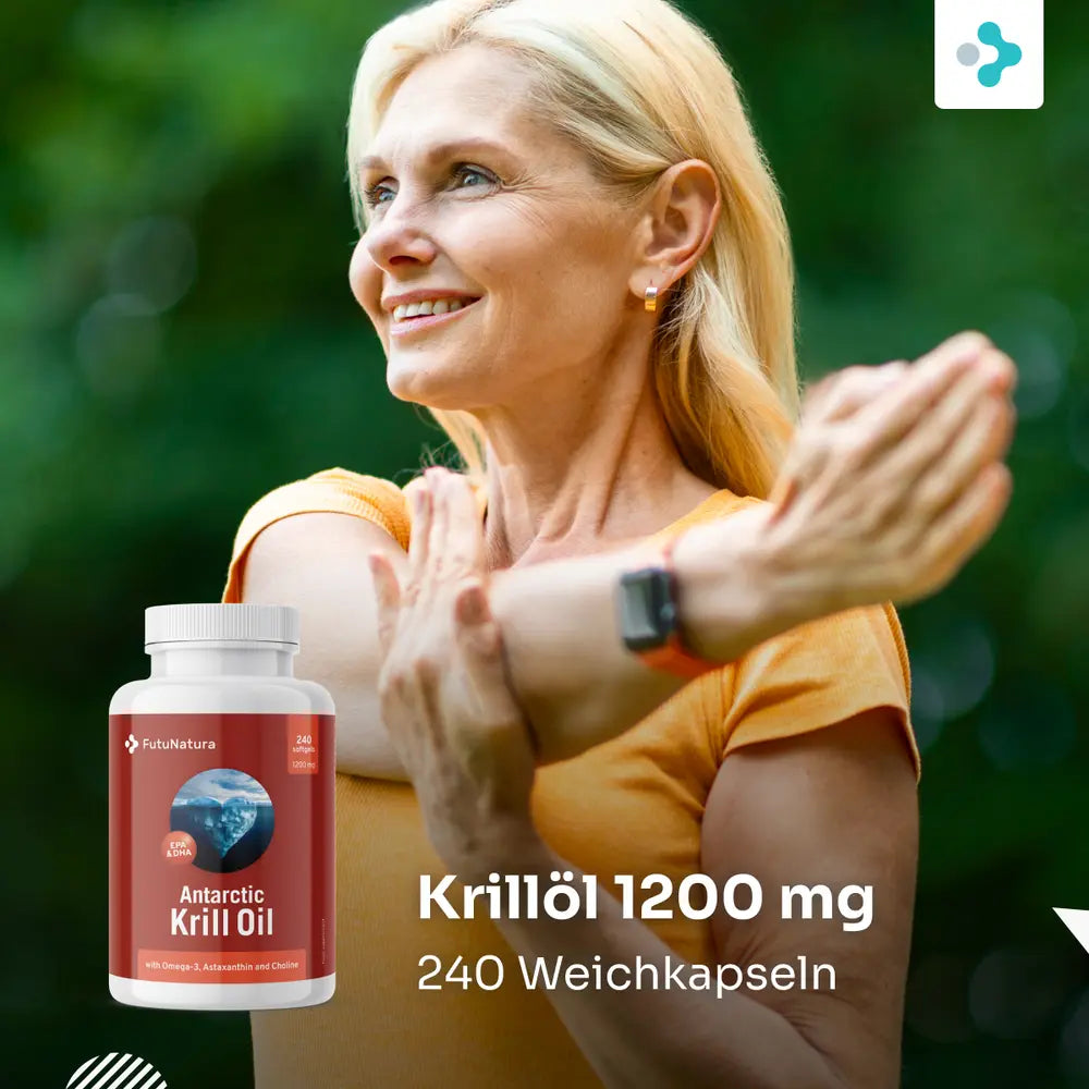 FutuNatura Omega-3 Krillöl für Herz und Leber · 90 / 240 Weichkapseln – Bild 4
