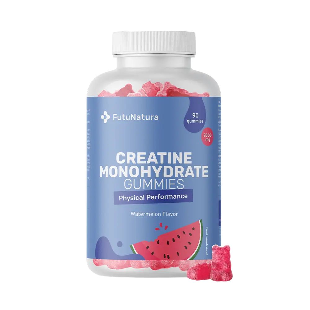 FutuNatura Kreatin Monohydrat 3000 mg · Wassermelone · 90 Gummibonbons