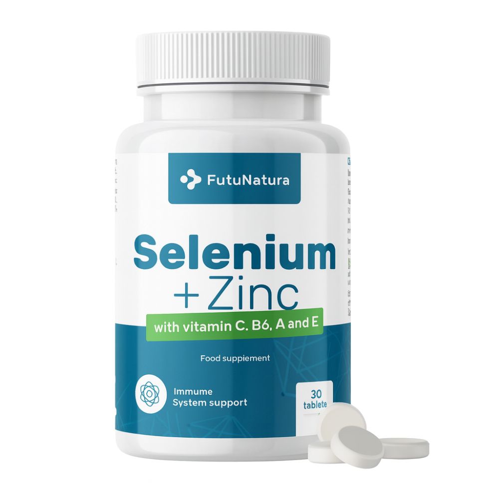 FutuNatura Selen + Zink + Vitamine für deine Abwehrkräfte · 30 Tabletten