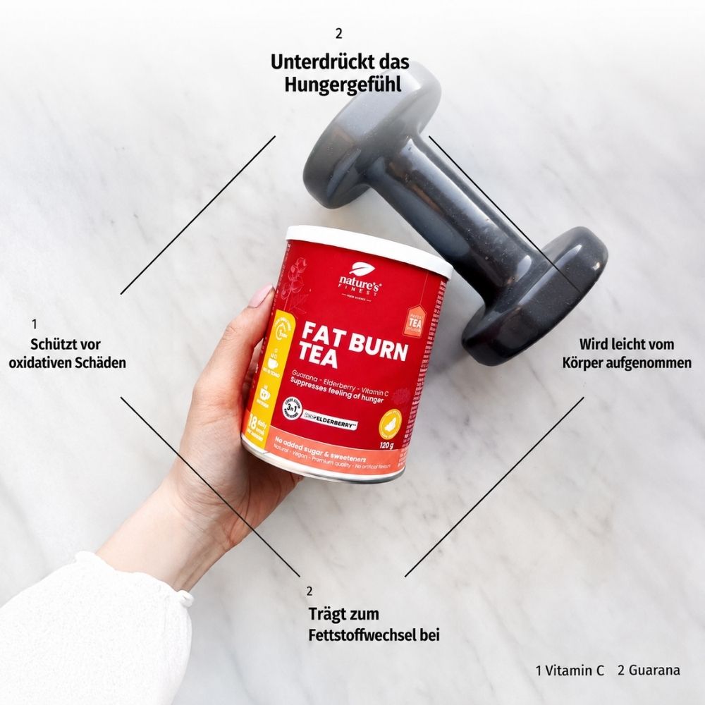 Nature's Finest Fatburn Tea · Tee fur Abnehmen / Fettverbrenner – Bild 5