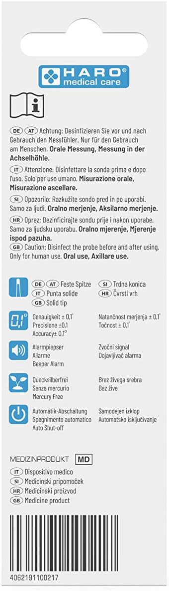 Haro Fieberthermometer (mit fester Spitze) – Bild 4