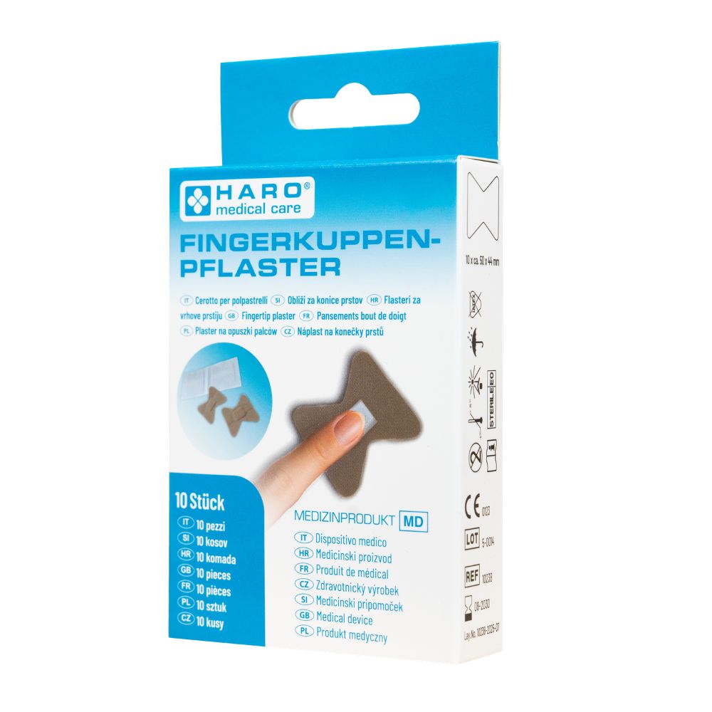 Haro Fingerkuppenpflaster aus Textil · 10 Stück – Bild 2