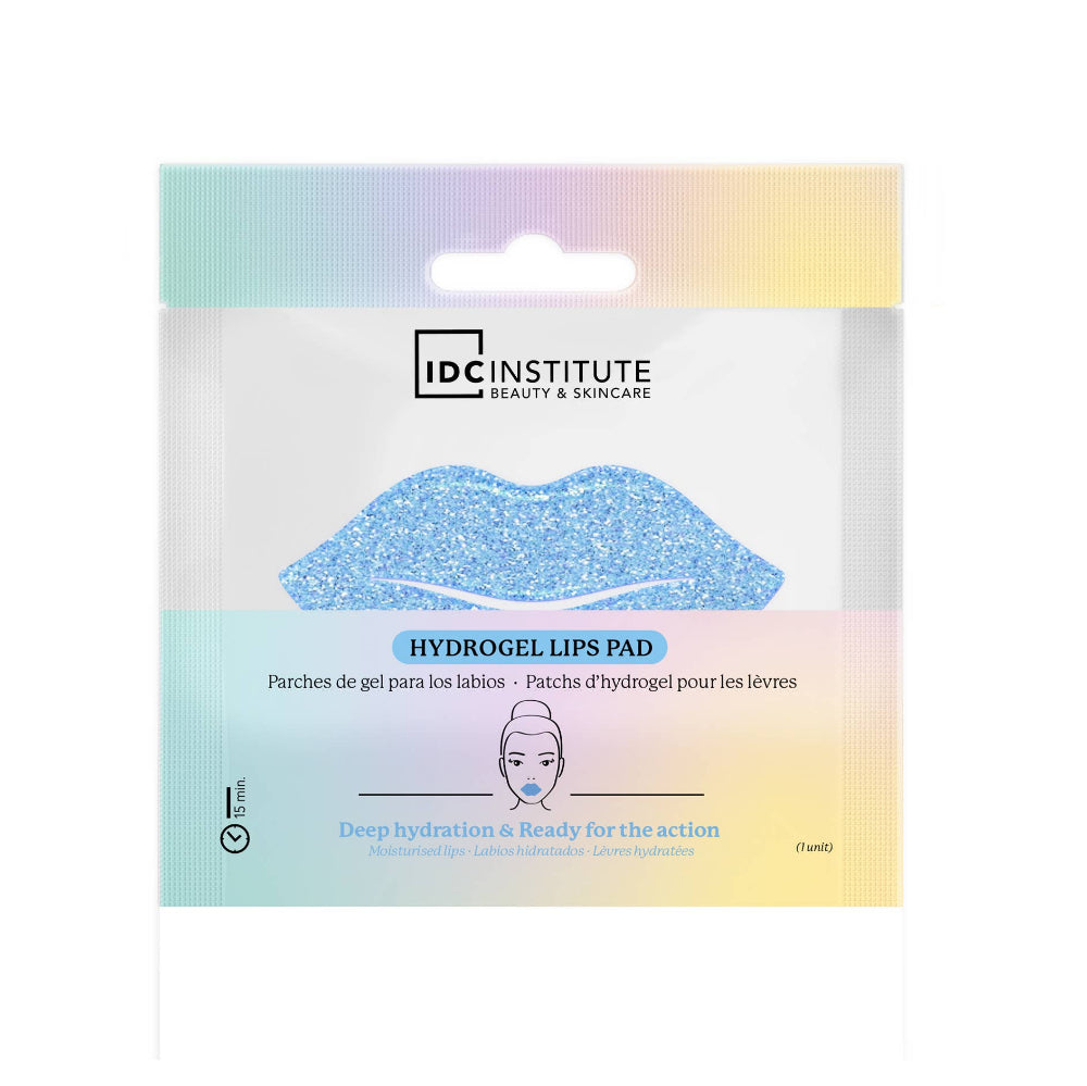 IDC Institute Glitter Lippenpads · Blau