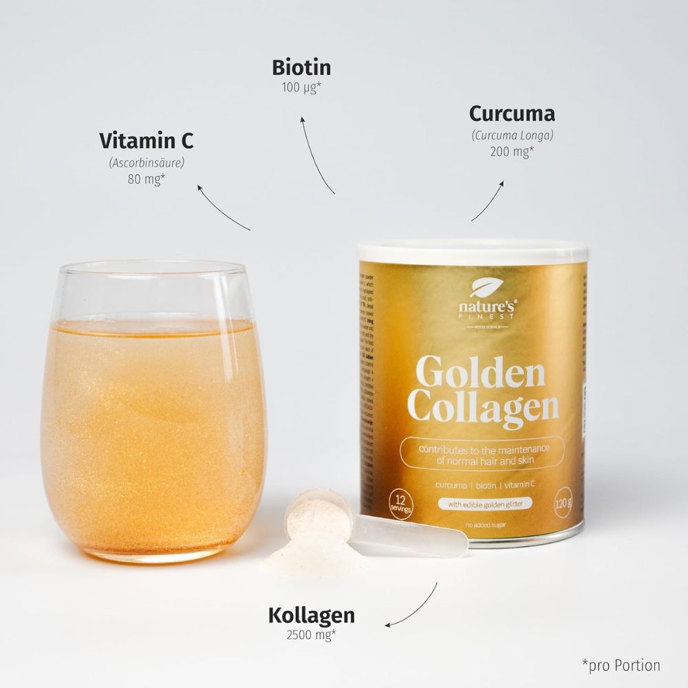 Nature's Finest Golden Collagen für Haut, Haare und Nägel – Bild 4