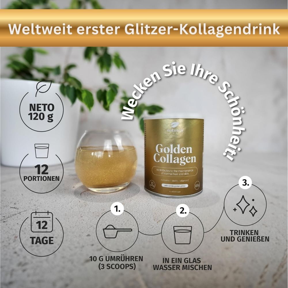Nature's Finest Golden Collagen für Haut, Haare und Nägel – Bild 6